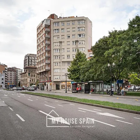Myhousespain - Amplio Con Vistas En Pleno Centro Lägenhet Gijón